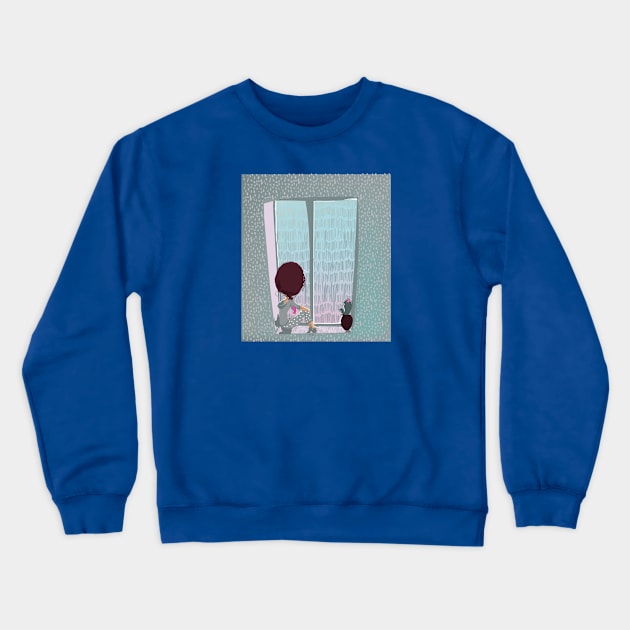 Rainy day Crewneck Sweatshirt by EveFarb